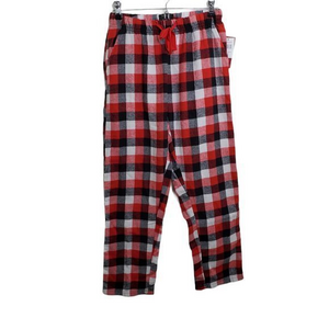Ashford & Brooks Pajama Pants S Plaid Red‎ Black Bu